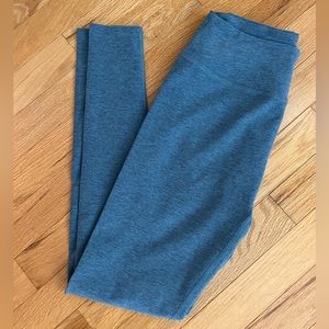 Beyond Yoga Heathered Blue Leggings